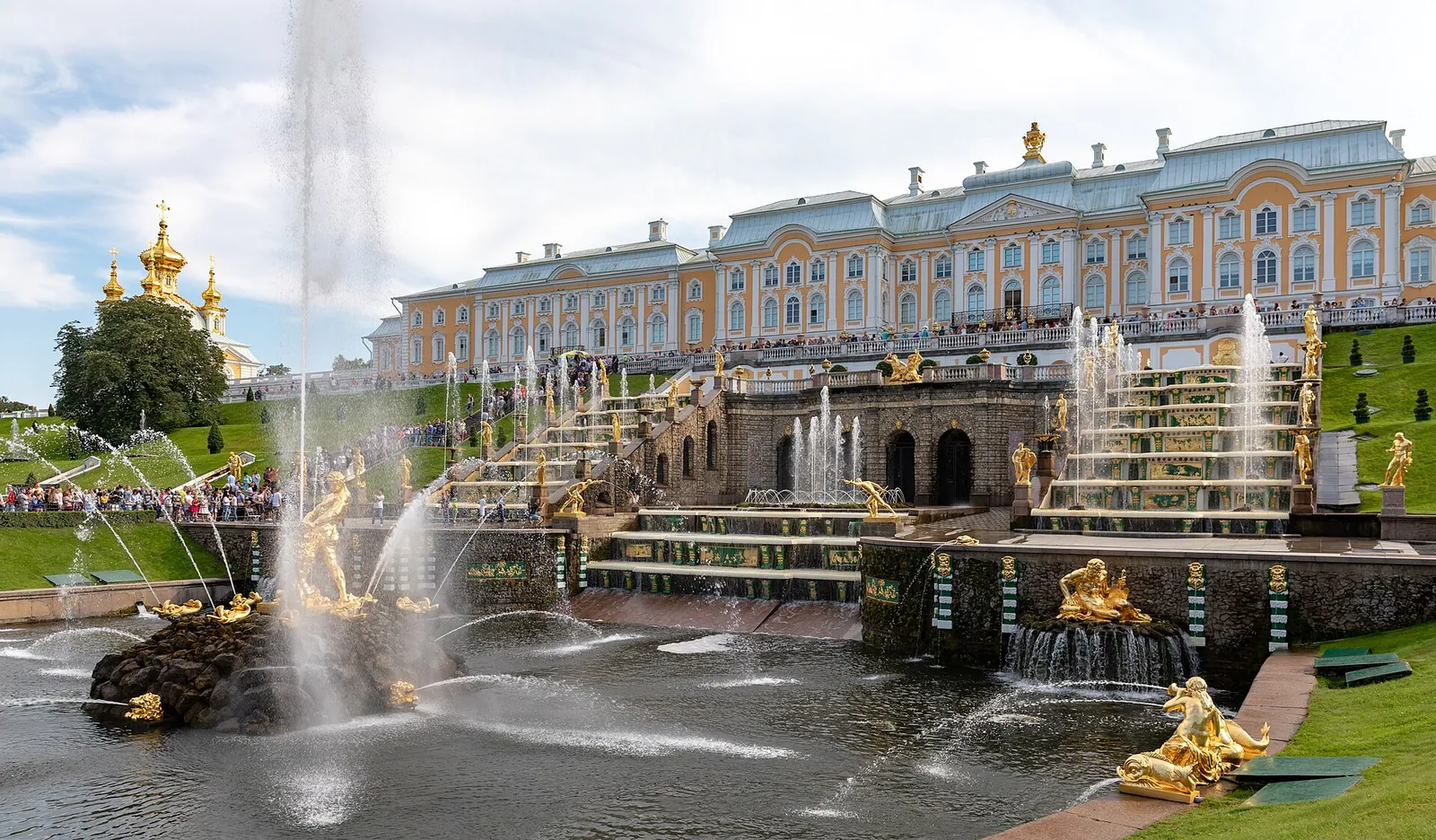 Петергоф: панорамный вид